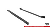 Diffuser Toyota GR86 Side Skirts Street Pro v.1 Black + Gloss Flaps