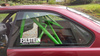 Bolt-in Half Roll Cage BMW 3 E46 Red Black