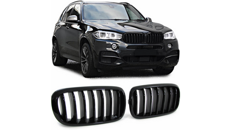 Grill BMW X5 F15 F85 X6 F16 F86 Single Line Gloss Black