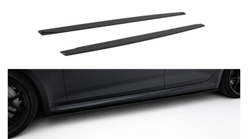 Side Skirts Audi RS5 F5 Street Pro Black-Red