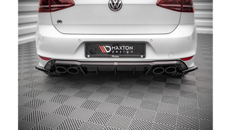 Splitter Volkswagen Golf 7 R Rear Side v.4 Gloss Black