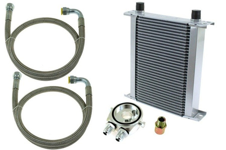 Setrab Oil Cooler Kit 34-rows 190x265x50 AN10 Silver