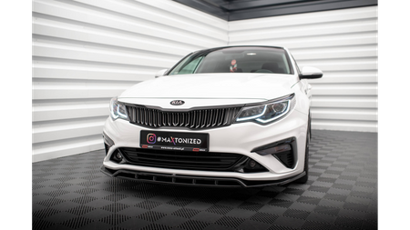 Splitter Kia Optima IV Facelift Front v.1 Gloss Black