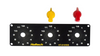 Triple switch panel