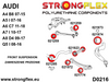 Front suspension bush kit SPORT