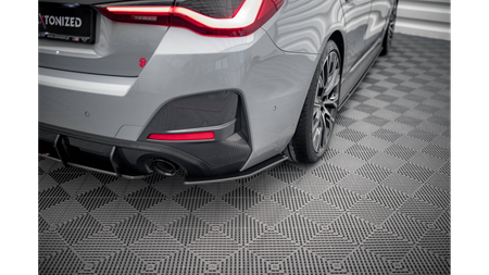 Splitter BMW 4 G26 M-Pack Rear Side Street Pro Black