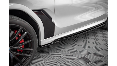 Diffuser BMW X6 G06 F96 M-Pack Side Skirts Gloss Black