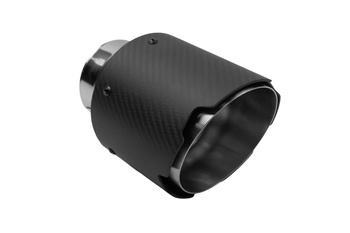 Końcówka tłumika 114mm wejście 70mm Carbon Matt
