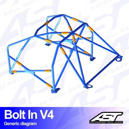 Roll Cage BMW (F30) 3-Series 4-doors Sedan RWD BOLT IN V4