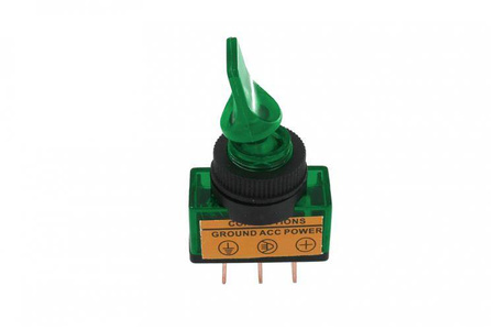 Switch Toggle Led Green