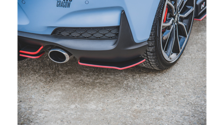 Splitter Hyundai I30 III N Tył Boczne Racing Durability Black