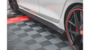 Diffuser Volkswagen Golf 8 GTI GTE GTI Clubsport R-Line Side Skirts Racing Black-Red