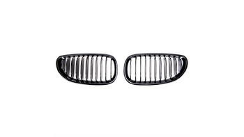 Grill BMW 5 E60 E61 pojedyncze żeberka Gloss Black