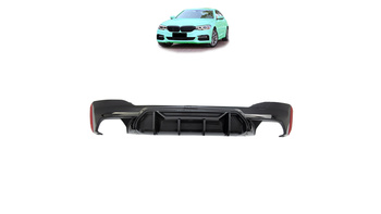 Diffuser BMW 5 G30 F90 G31 Rear Carbon Look