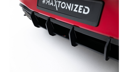 Diffuser Volkswagen Golf GTI Clubsport Mk8 Facelift Rear Street Pro v.2 Red