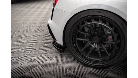 Splitter Audi R8 4S Facelift Tył Boczne Gloss Black