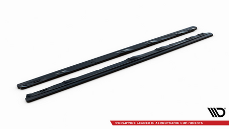 Diffuser Audi A6 C7 Side Skirts v.1 Gloss Black