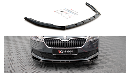 Splitter Skoda Fabia III Facelift przód Gloss Black