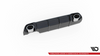 Diffuser Peugeot 308 SW II Facelift Rear Valance + Exhaust Ends Imitation Gloss Black Chrome