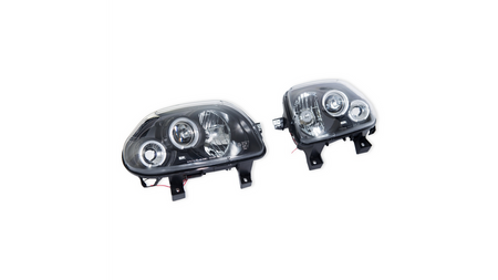 Lights RENAULT CLIO II Front Black