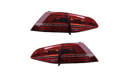 Lampy Volkswagen Golf 7 Tył Dynamic LED Red