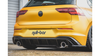 Diffuser Volkswagen Golf 8 Rear with exhaust GTI Look