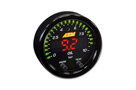 AEM Electronics Gauge X-Series 10 BAR Oil Pressure