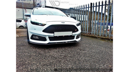 Splitter Ford Focus II STI Facelift przód v.1 Gloss Black