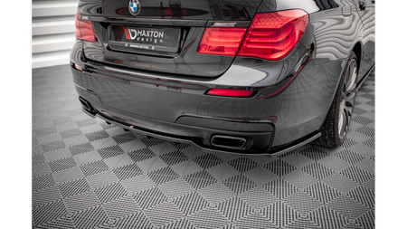Splitter BMW 7 F01 M-Pack Tył Środkowy z Dyfuzorem Gloss Black