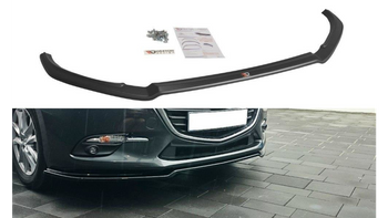 Splitter Mazda 3 III Facelift przód v.1 Gloss Black