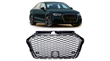 Grill Audi A3 8V Facelift Chrome & Black