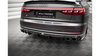 Diffuser Audi S8 D5 Rear Valance Gloss Black