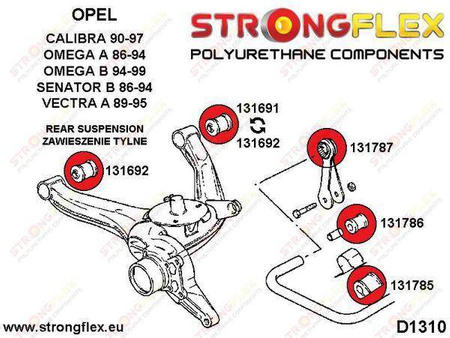 Full suspension bush kit SPORT