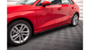 Dokładka Audi A3 8Y Progi Street Pro Black-Red + Gloss Flaps