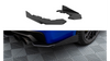 Splitter Subaru WRX STI Rear Side Street Pro Black + Gloss Flaps