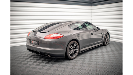 Splitter Porsche Panamera Panamera Diesel 970 Tył Boczne Gloss Black