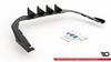 Diffuser Volkswagen Arteon R-Line Rear Valance + Flaps Black-Red Racing Durability