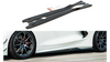 Diffuser Chevrolet Corvette C8 Side Skirts Gloss Black