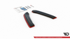 Splitter Seat Leon Cupra III Facelift Sportstourer + Red Rear Side v.4 Gloss Black