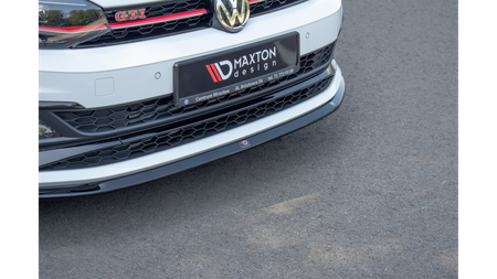 Splitter Volkswagen Polo VI GTI Front v.3 Gloss Black