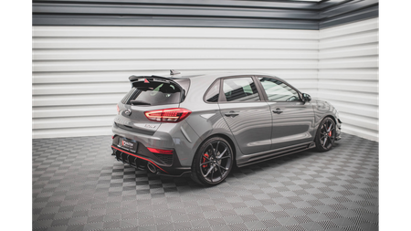 Splitter Hyundai I30 III Facelift N Rear Side v.3 Gloss Black