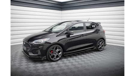 Dokładka Ford Fiesta VI ST Progi v.2 Gloss Black + Flaps