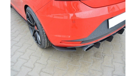 Dyfuzor Tylny i Splittery Tylne Boczne Seat Leon III Cupra