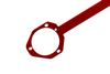 Front upper strut bar Mitsubishi 3000GT Red