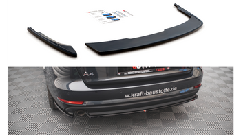 Splitter Audi A4 B9 Avant Rear Side Gloss Black