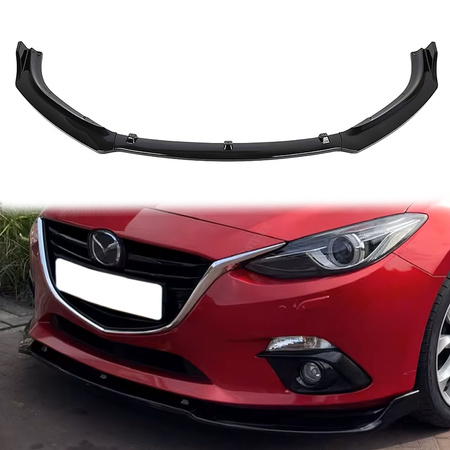 Diffuser Mazda 6 III Front Bumper Gloss Black