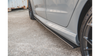 Diffuser Audi RS3 8V Sportback Side Skirts Racing Black