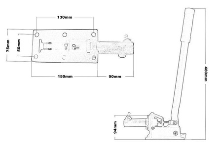 Hydraulic handbrake Zero One