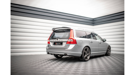 Diffuser Volvo V70 III Rear Valance Gloss Black