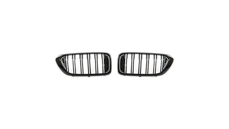 Grill BMW 6 G32 podwójne żeberka Gloss Black